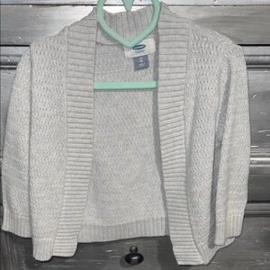 Old Navy girl’s  Light Gray Cardigan